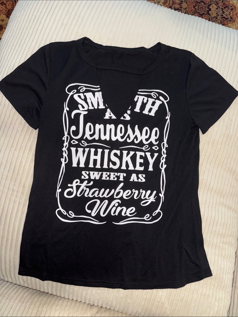 Black Graphic Tennessee Whiskey Tee - Women
